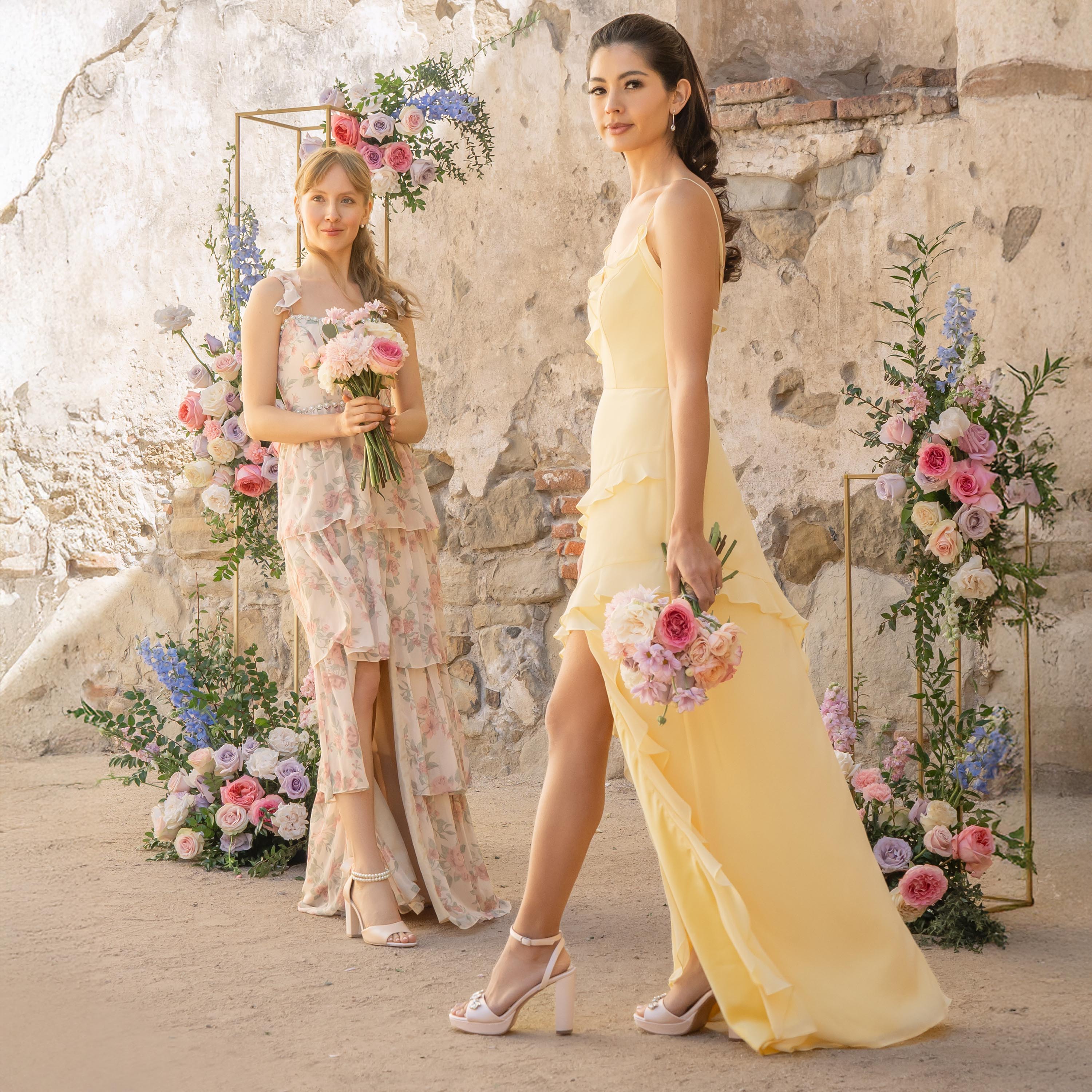 Bridesmaids Shoes | Comfortable Satin Heels & Flats Bridesmaids Shoes | Comfortable Satin Heels & Flats