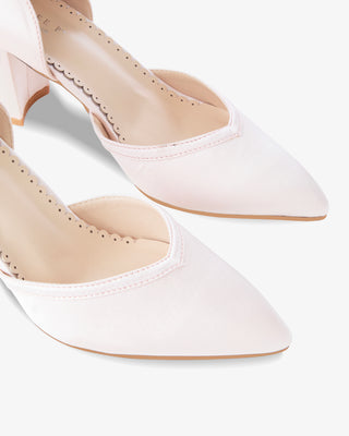 Satin Block HeelsWomen Shoes