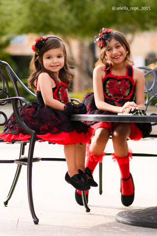 Satin Flats with Velcro Ankle StrapKids Shoes