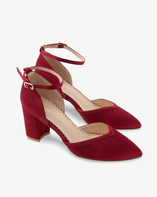 Satin Block HeelsWomen Shoes