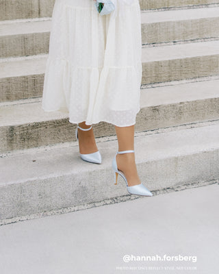 Simple Satin Wedding HeelsWomen Shoes