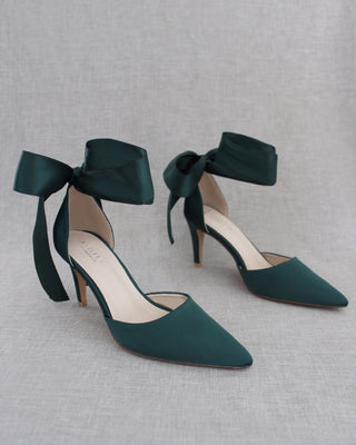 Evening Heels With Ankle RibbonWomen Shoes
