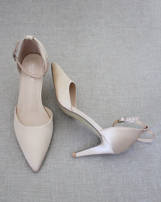 Simple Satin Evening HeelsWomen Shoes