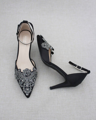 Embellished Rhinestones Evening HeelWomen Shoes