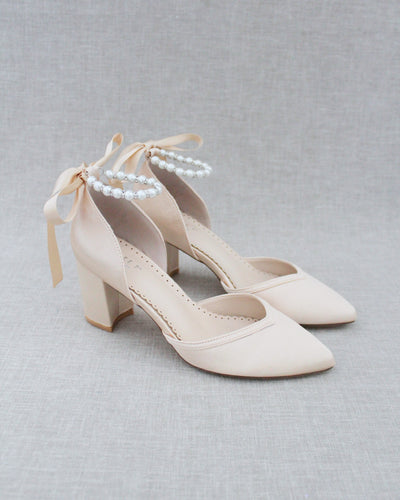 champagne pearl shoes