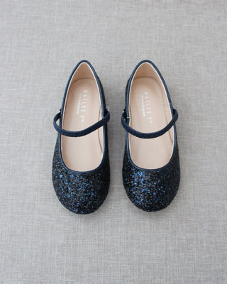 Rock Glitter Maryjane Ballet FlatsKids Shoes