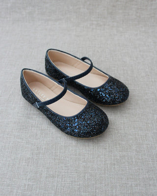 Rock Glitter Maryjane Ballet FlatsKids Shoes