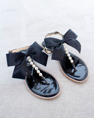 black pearl sandals