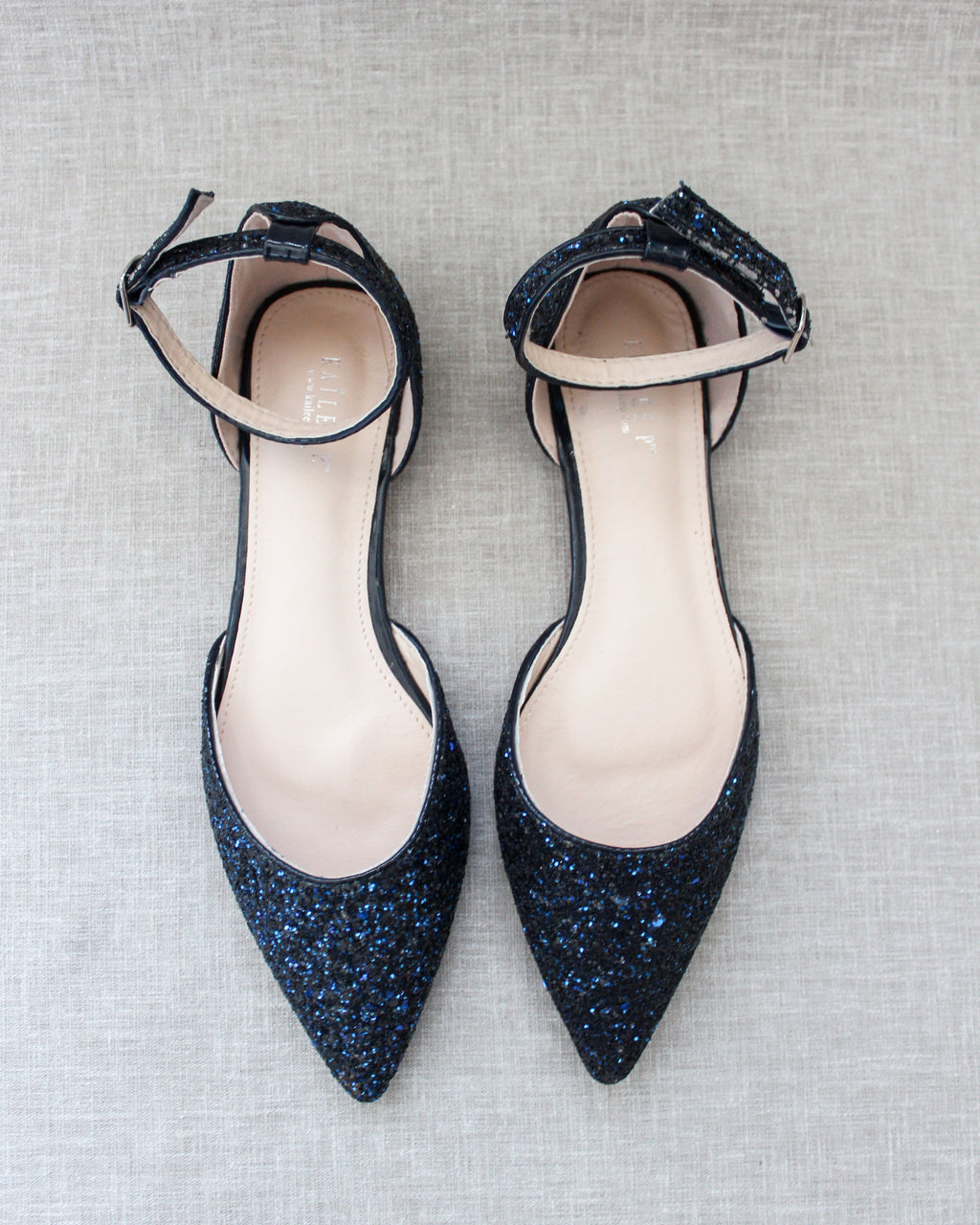 navy blue sparkly dress shoes Navy Blue Glitter Sparkling Celestial Heels; Handmade Bridal Shoes, ANY Heel
