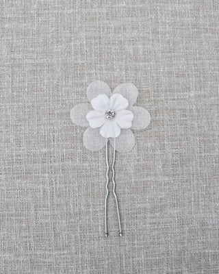 Rhinestone Flower Hair PinHair Clips