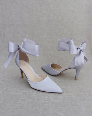 Evening Heels With Ankle RibbonWomen Shoes