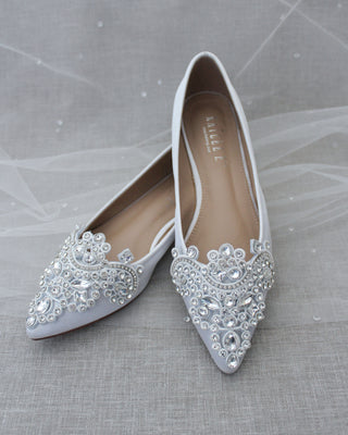 Embellished Rhinestones Wedding FlatsWomen Shoes