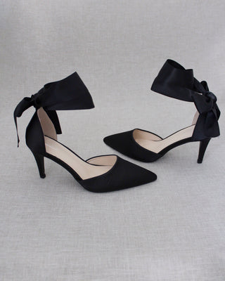 Evening Heels With Ankle RibbonWomen Shoes
