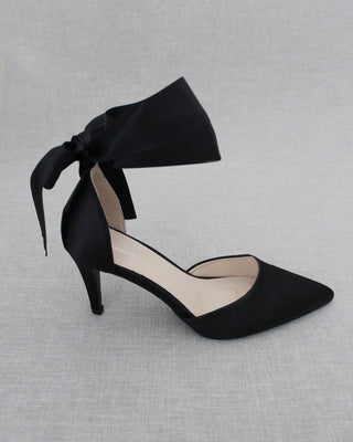 Evening Heels With Ankle RibbonWomen Shoes