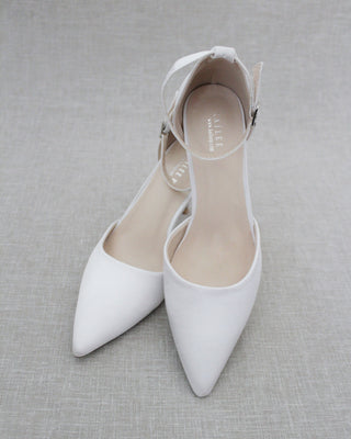 Simple Satin Wedding HeelsWomen Shoes