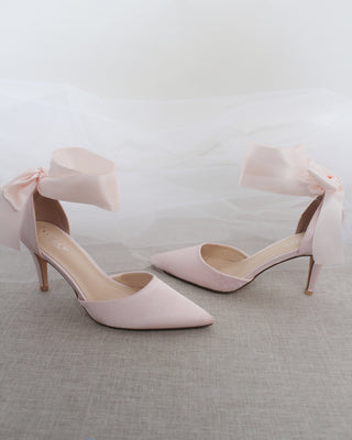 Evening Heels With Ankle RibbonWomen Shoes