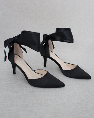 Evening Heels With Ankle RibbonWomen Shoes