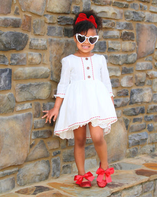 Red Glitter Kids Shoes