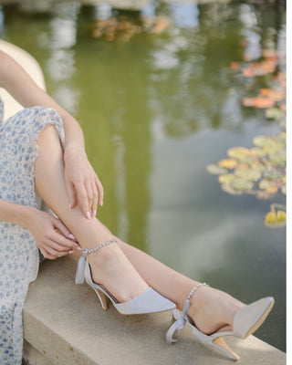 Silver Bridesmaids Shoes
