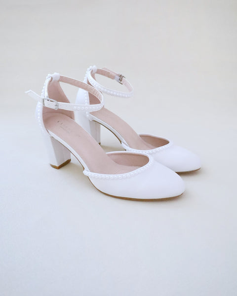 3 inch block heel wedding shoes shop