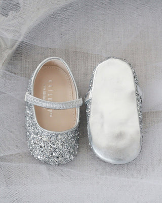 Rock Glitter Mary Jane Ballet Flats