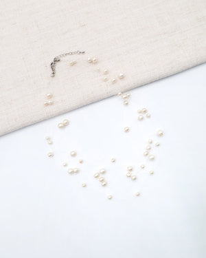 Scattered Pearls Necklace