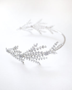 Eden Leaf Rhinestones Hairpiece