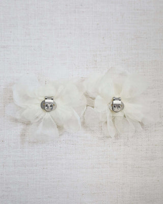 Ophelia Flower Shoe Clip with PearlShoe Clips