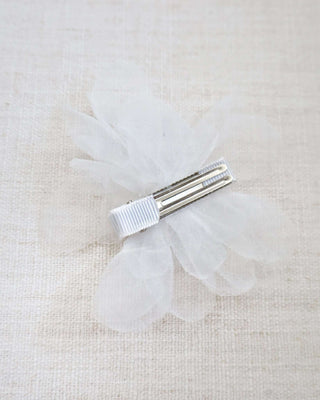 Ophelia Flower Hair Clip with Rhinestone