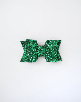 Green Rock Glitter Hair Clip or Shoe Clip