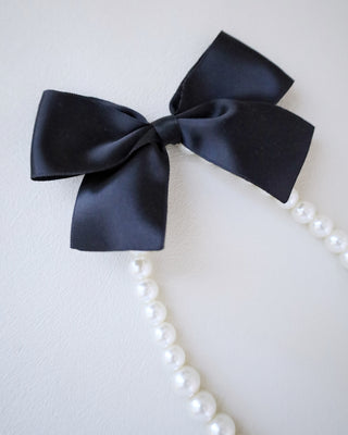 Pearl Bow Necklace