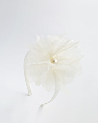 Large Ophelia Flower Headband with Pearl