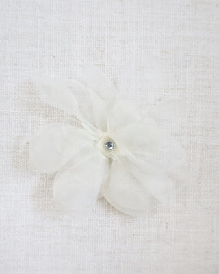 Ophelia Flower Hair Clip with Rhinestone