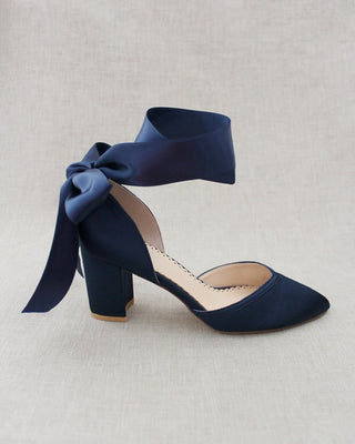navy wedding shoes