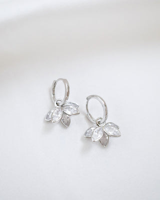 Lotus Hoops Earring