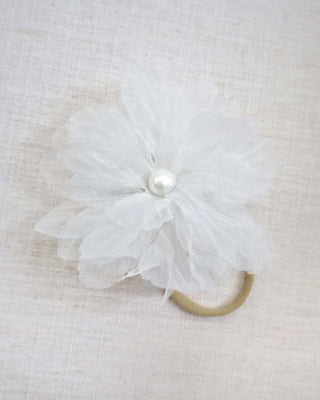 Large Ophelia Flower Baby Headband with Pearl