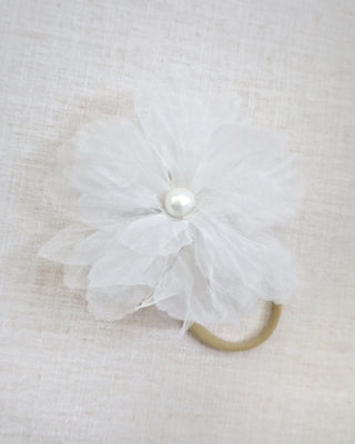 Large Ophelia Flower Baby Headband with Pearl