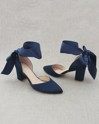 navy wedding shoes