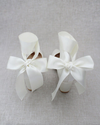 ivory wedding heels