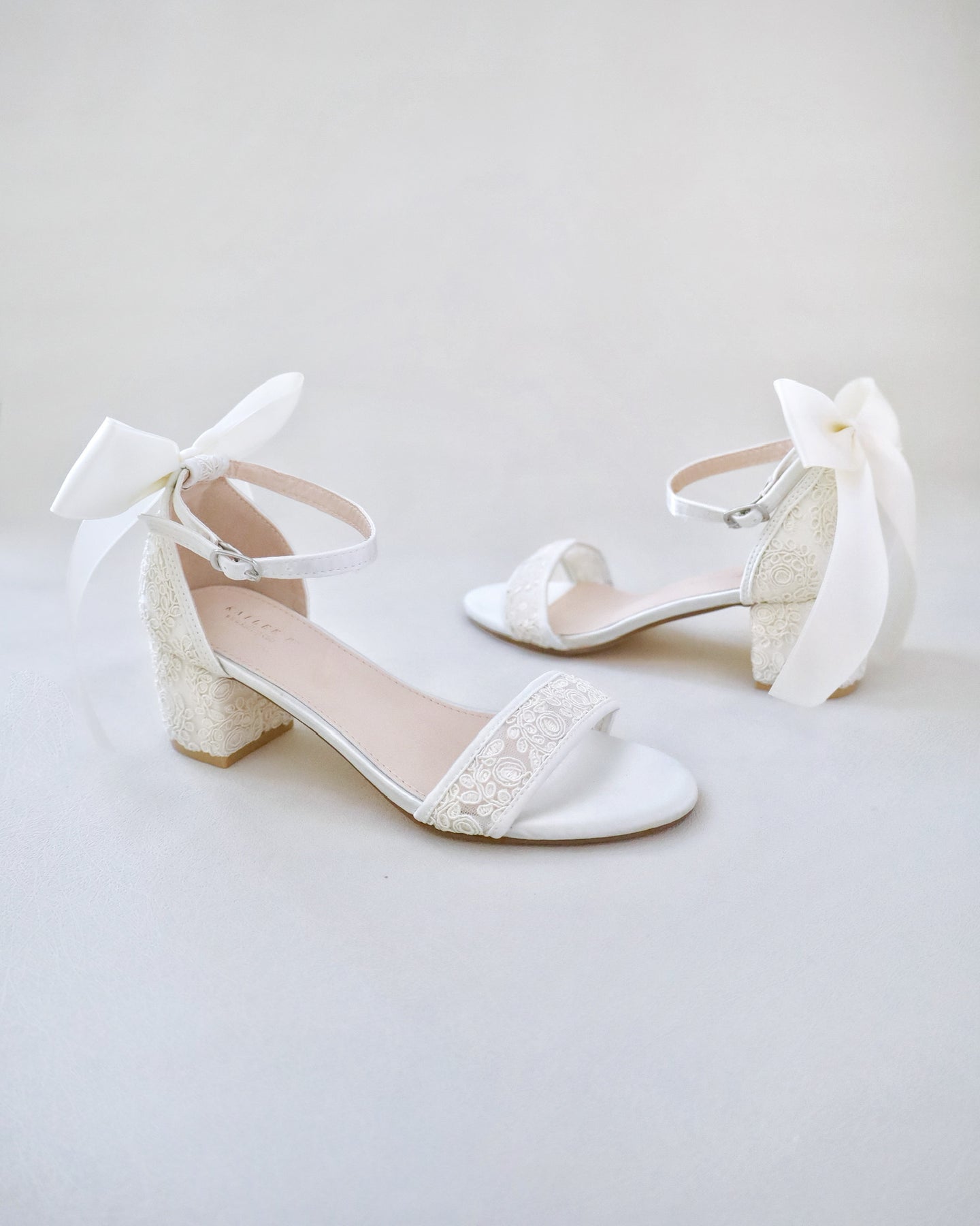 Mia | Ivory Embellished Wedding Sandals | Rainbow Club