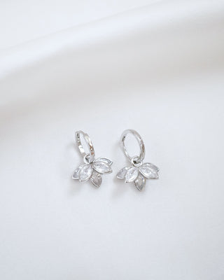 Lotus Hoops Earring