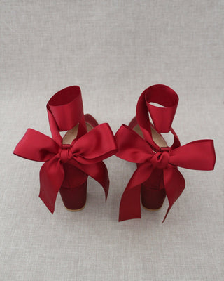 burgundy women shoes