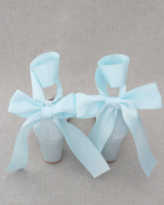 light blue wedding shoes