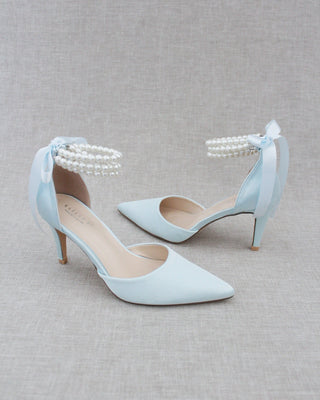 Trinity Pearl Wrap Bridal Shoes