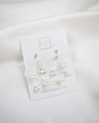 Pearl Branch Drop Earring