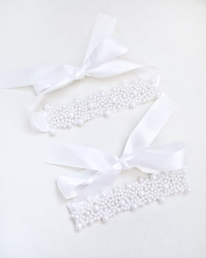 Perla Applique Ankle Straps