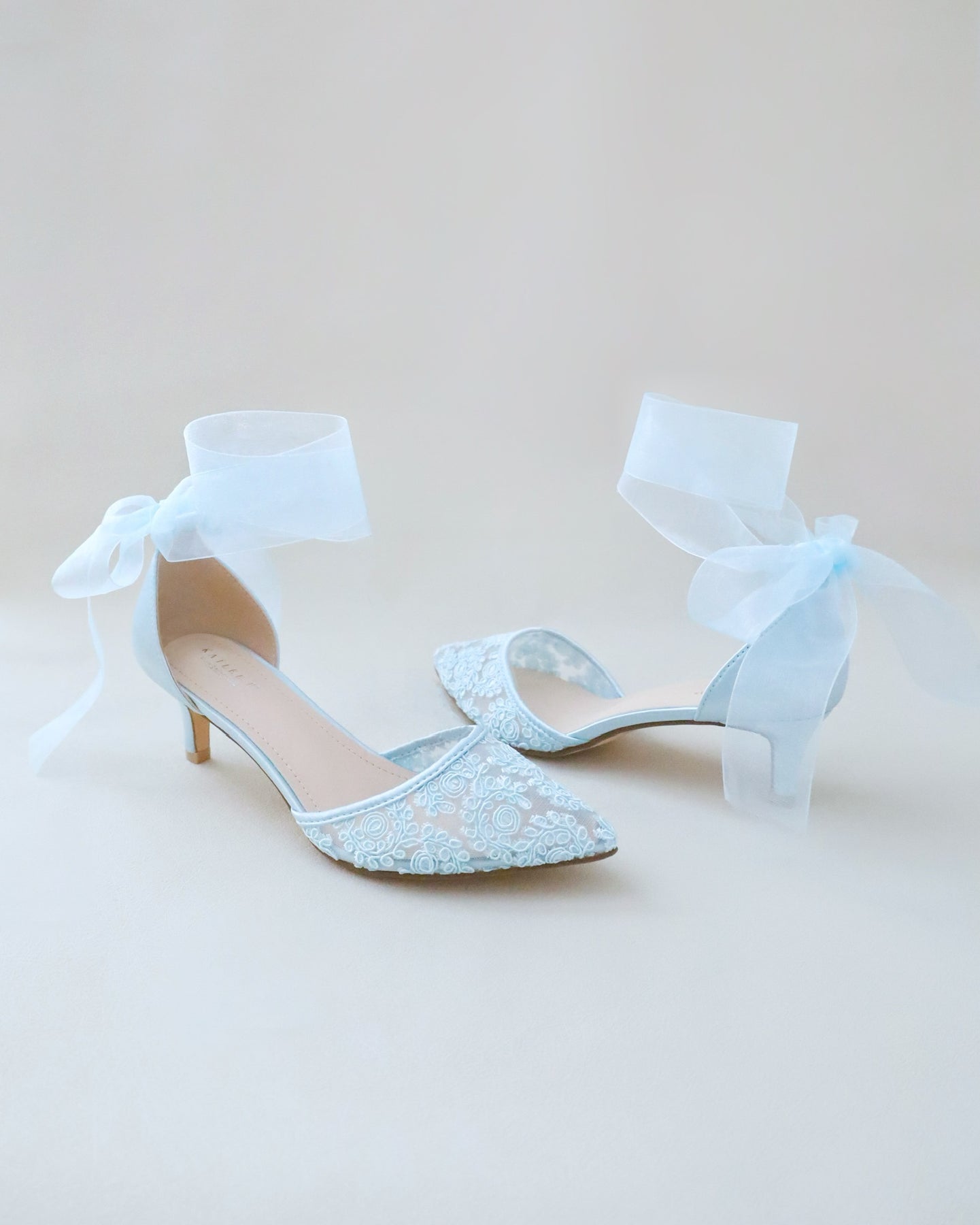 Light blue wedding shoes low heel discount