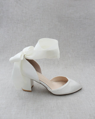 ivory wedding heels