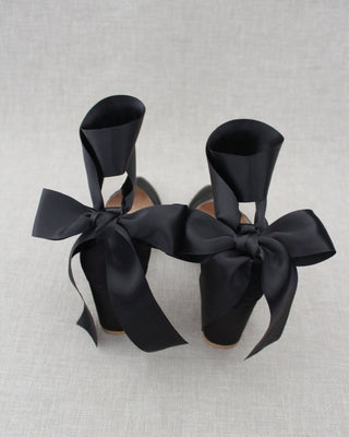 wedding black heels