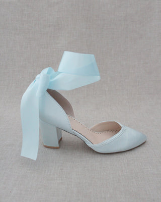 light blue wedding shoes